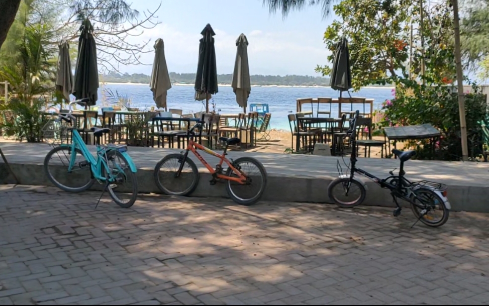 Sepeda yang di sewakan kepada para wisatawan 