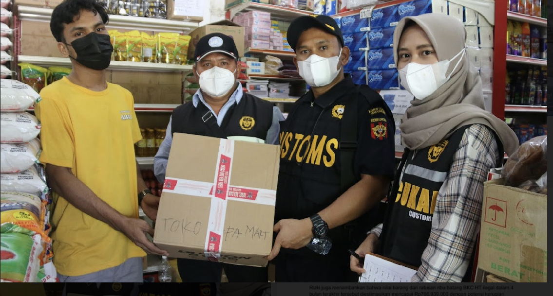 Bea Cukai Batam Amankan Rokok ilegal