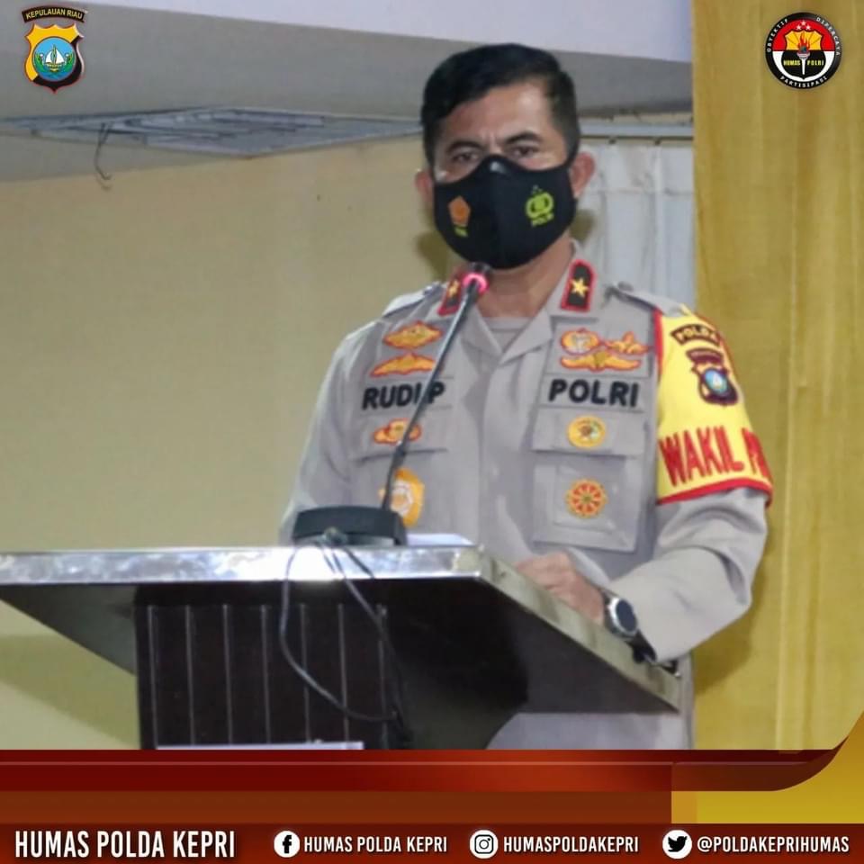 Wakapolda kepri Brigjen Pol Drs Rudi Pranoto Membuka Bimtek Dan Pengujian Konsekuensi informasi Publik